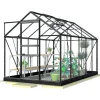 Kasvihuone Lykke PC 6,2m2, musta
