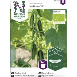 Kasvihuonekurkku siemen Nelson Garden Basic Kaikura Organic