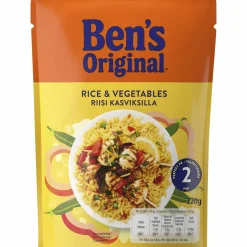 Kasvisvalmisriisi Ben's Original 220 g