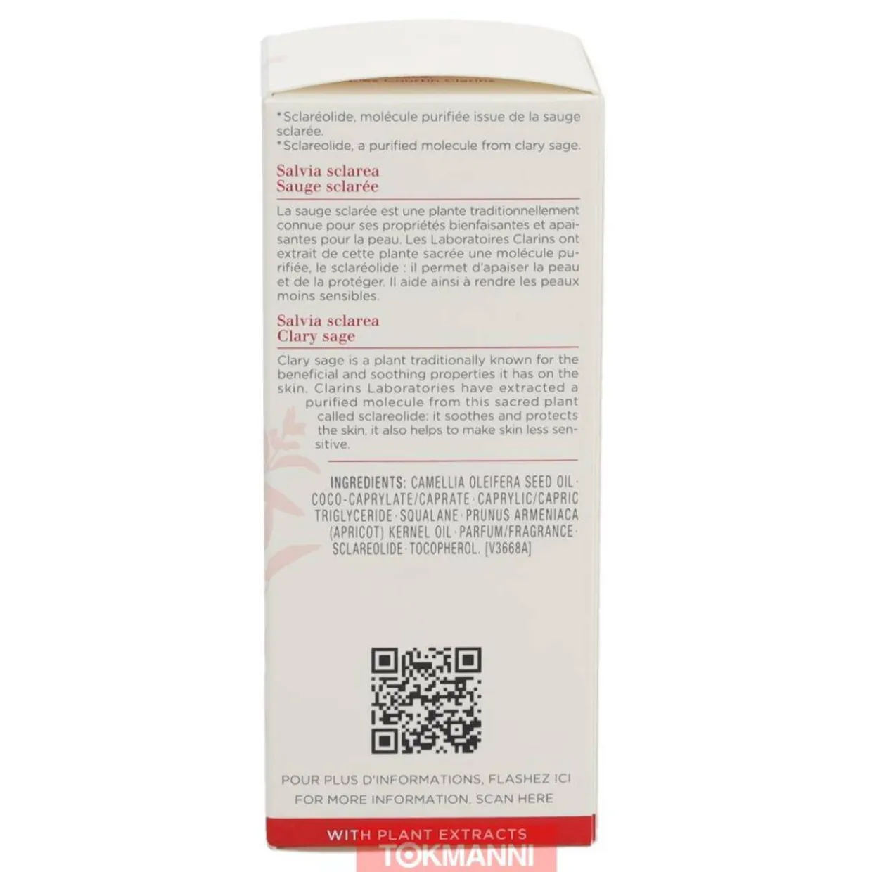 Kasvoöljy, Clarins 30 ml Calm-Essentiel Restoring Treatment