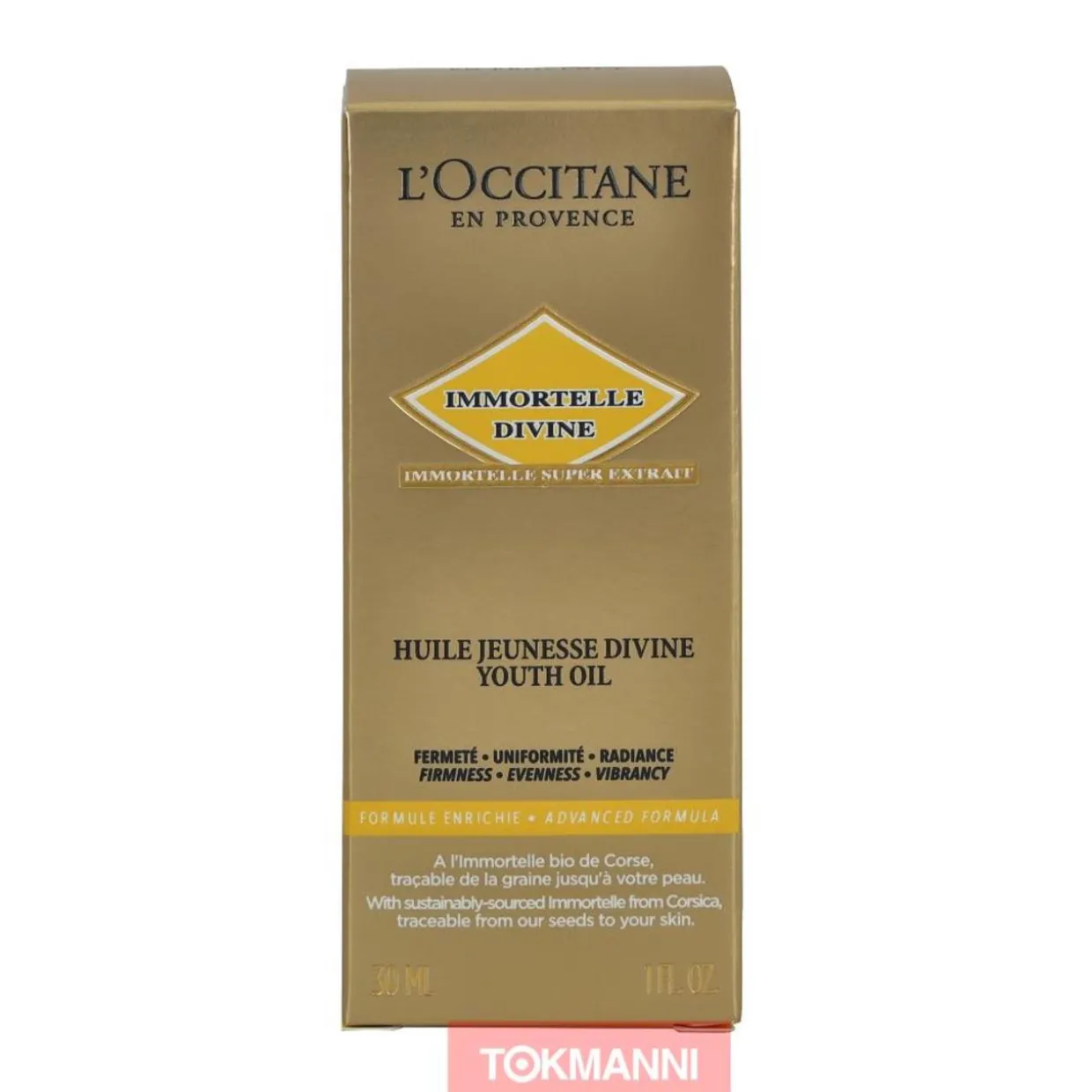 Kasvoöljy, L'Occitane 30 ml Immortelle Divine Youth