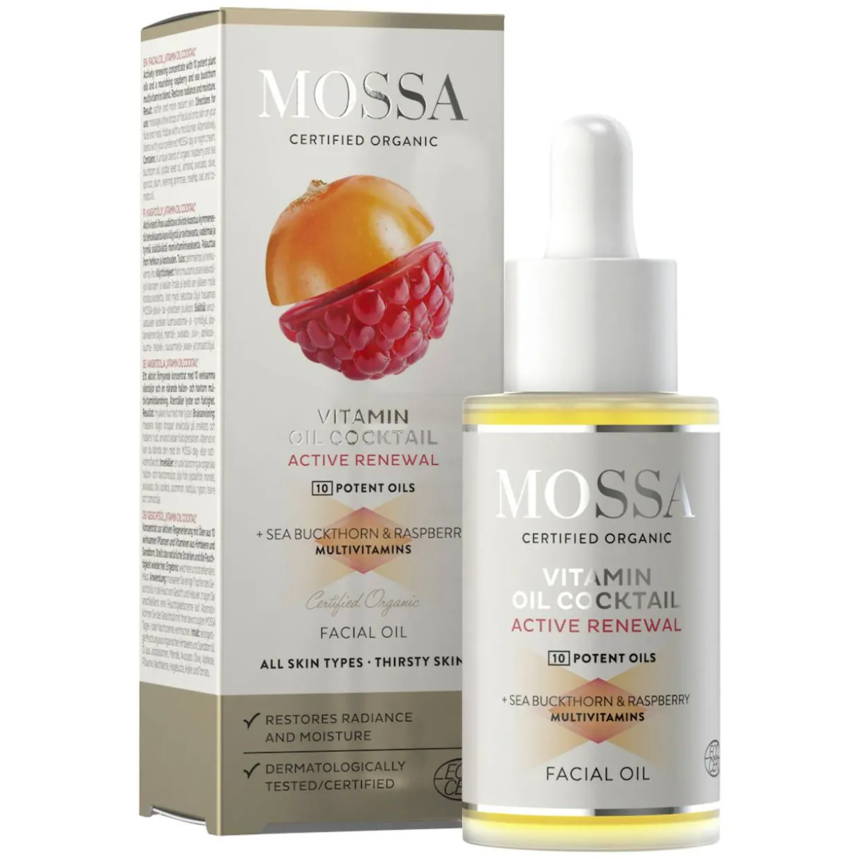 Kasvoöljy Mossa 30 ml Vitamin Cocktail