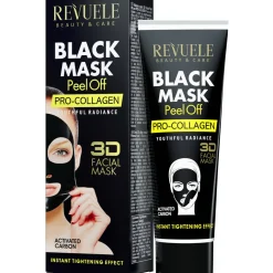 Kasvonaamio Revuele 80 ml Kollageeni Black mask Peel off