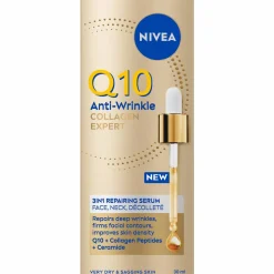 Kasvoseerumi Nivea Q10 30 ml Anti-Wrinkle Collagen Expert 3in1 Repairing Serum
