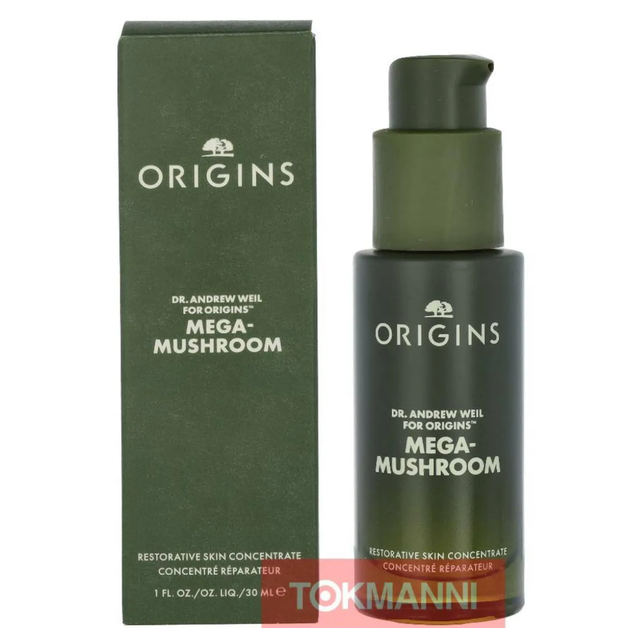 Kasvoseerumi, Origins 30 ml Dr. Weil Mega-Mushroom Restorative Skin Concentrate