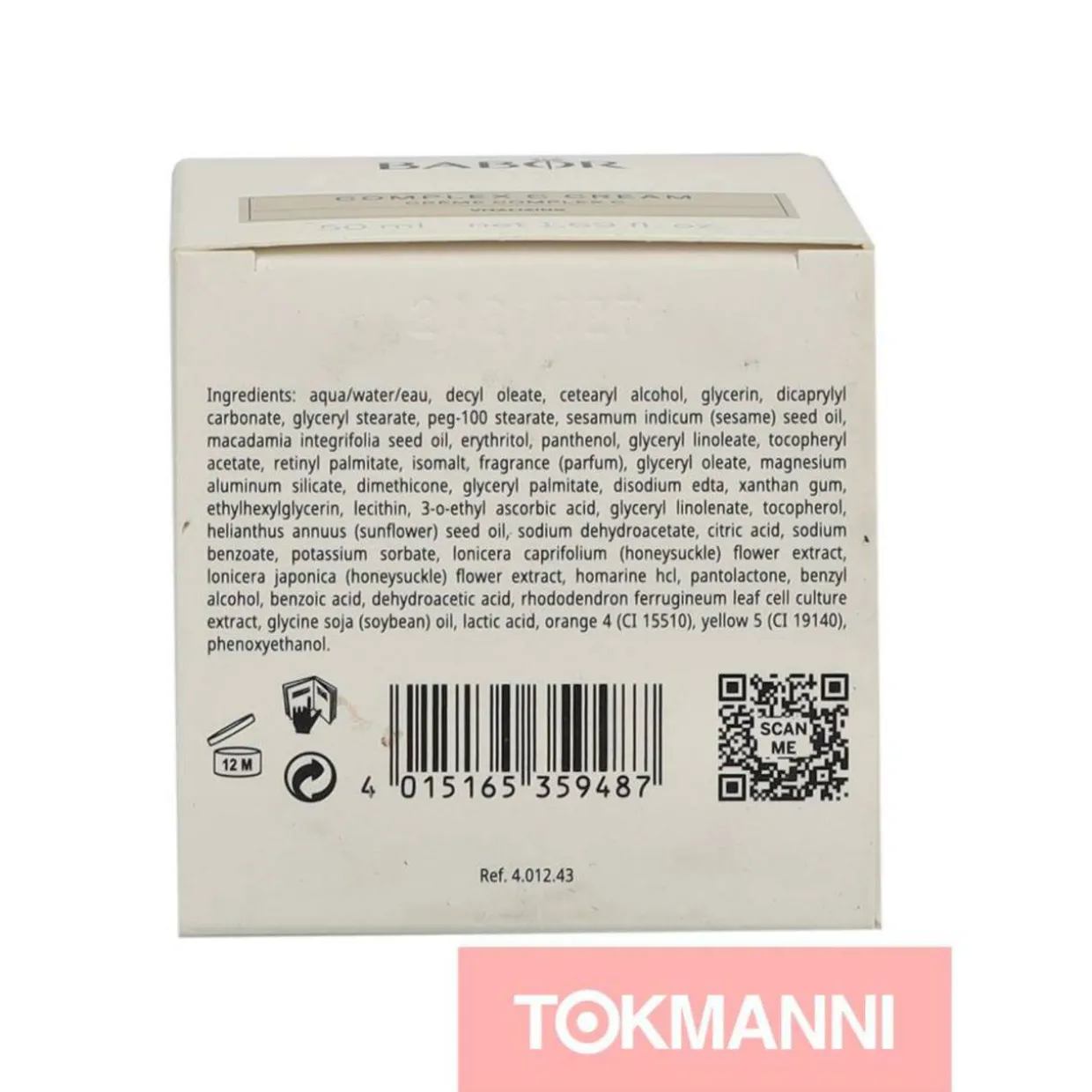 Kasvovoide, Babor 50 ml Complex C