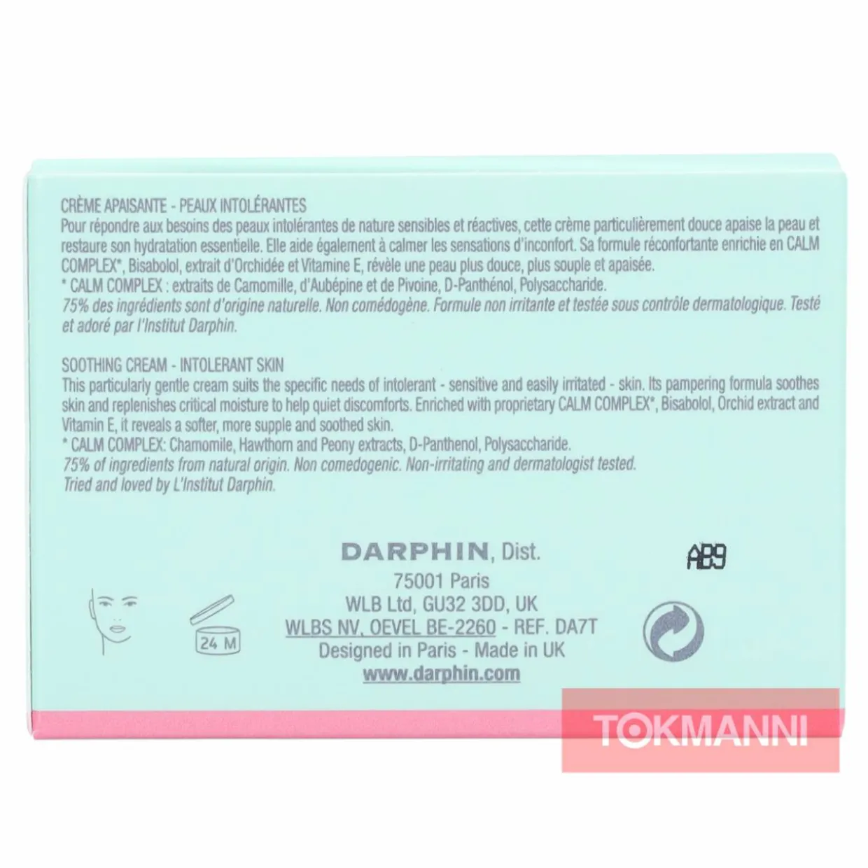 Kasvovoide Darphin 50 ml Intral Soothing