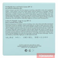 Kasvovoide, Estee Lauder 50 ml Resilience Multi-Effect Face and Neck SPF15 For Normal/Combination Skin