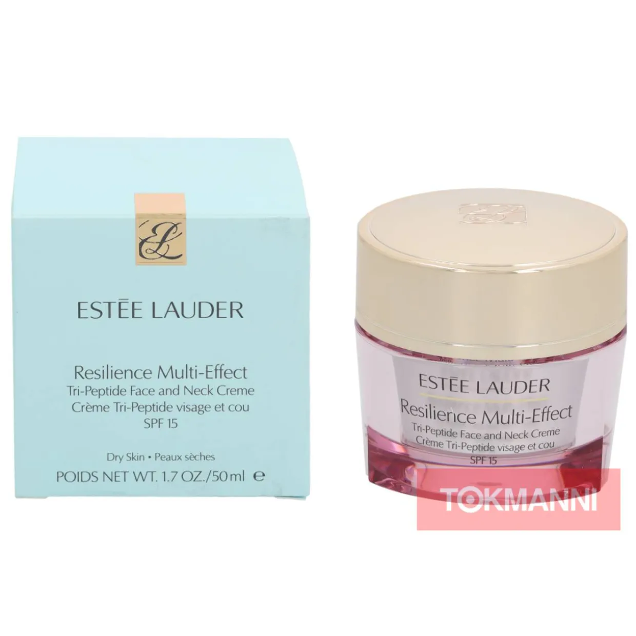 Kasvovoide, Estee Lauder 50 ml Resilience Multi-Effect Face and Neck SPF15 For Dry Skin