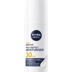 Kasvovoide Nivea Men 50 ml Sensitive Daily Protect Moisturiser SPF30