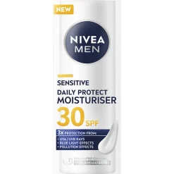 Kasvovoide Nivea Men 50 ml Sensitive Daily Protect Moisturiser SPF30