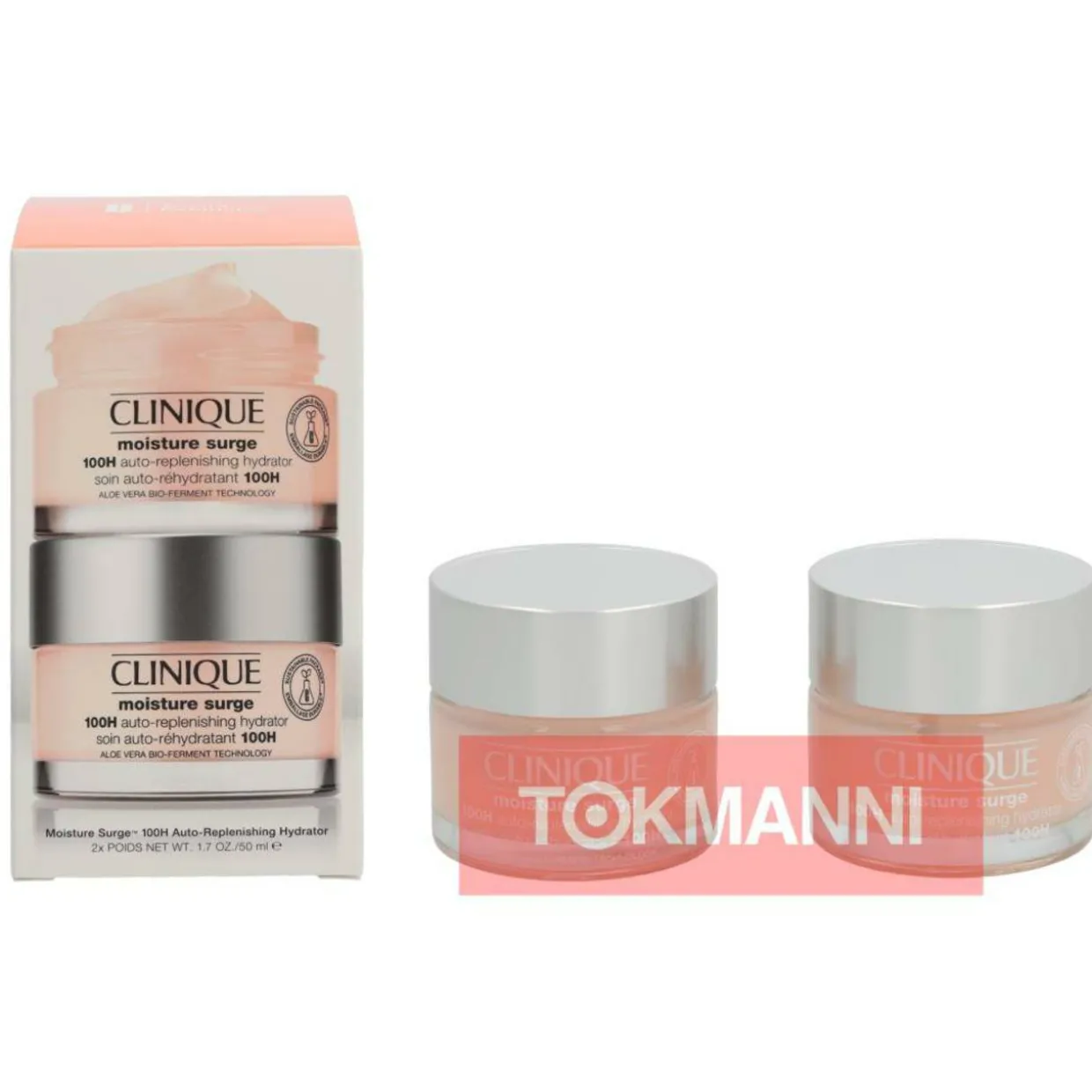 Kasvovoidepakkaus, Clinique 30 ml Moisture Surge 100H Auto-Replenis. Hydrator Duo