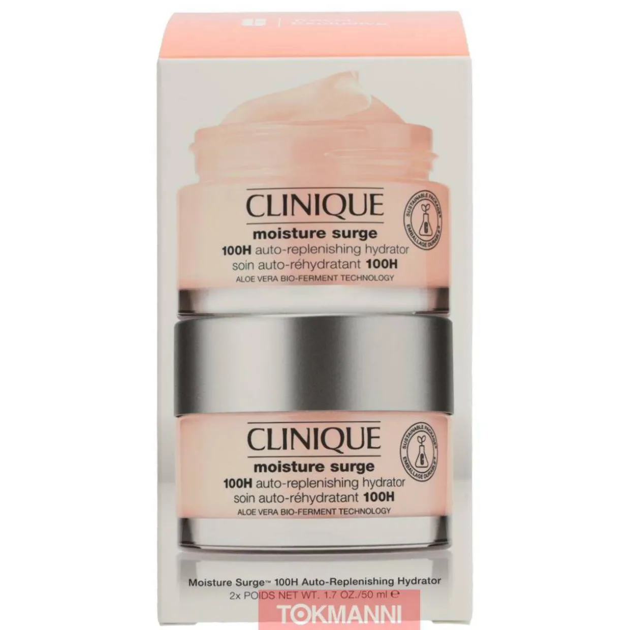 Kasvovoidepakkaus, Clinique 30 ml Moisture Surge 100H Auto-Replenis. Hydrator Duo