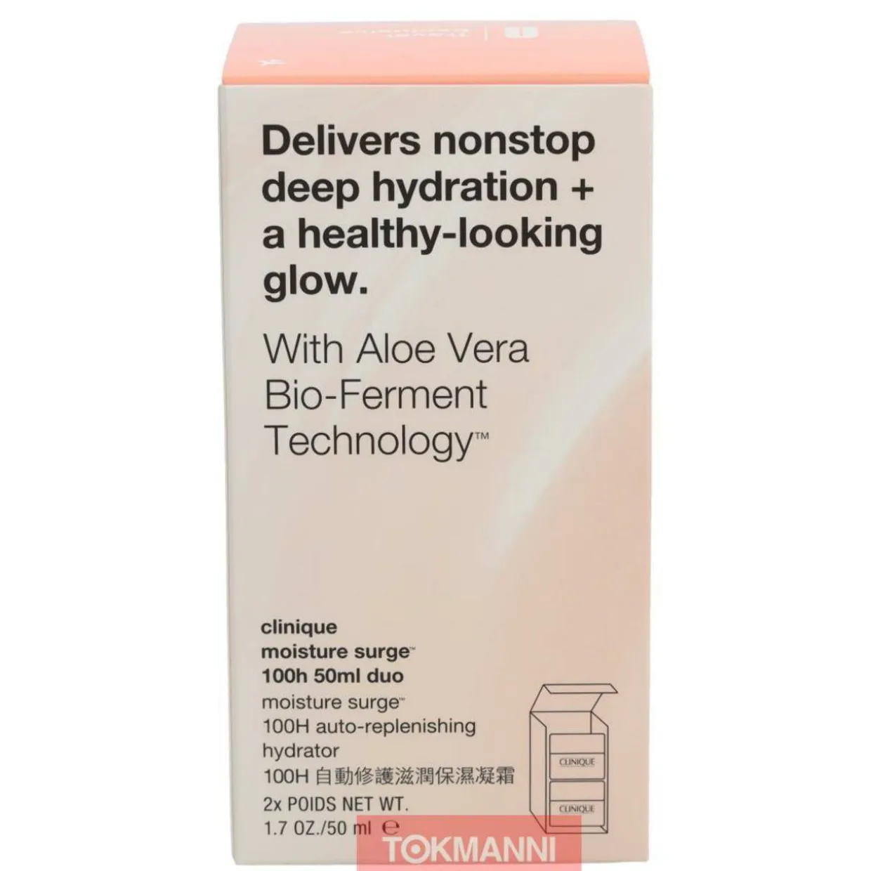 Kasvovoidepakkaus, Clinique 30 ml Moisture Surge 100H Auto-Replenis. Hydrator Duo