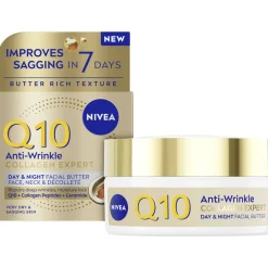 Kasvovoi Nivea Q10 50 ml Anti-Wrinkle Collagen Expert Day & Night Facial Butter