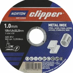 Katkaisulaikka Norton Clipper 125x1.0x22,23mm metal-inox