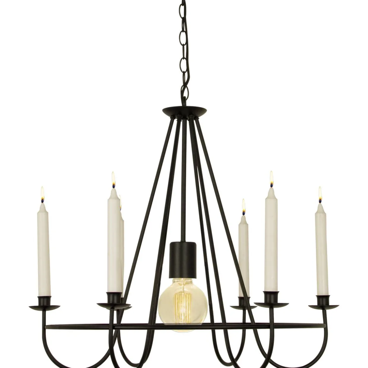 Kattovalaisin Aneta Lighting Kronoberg, musta