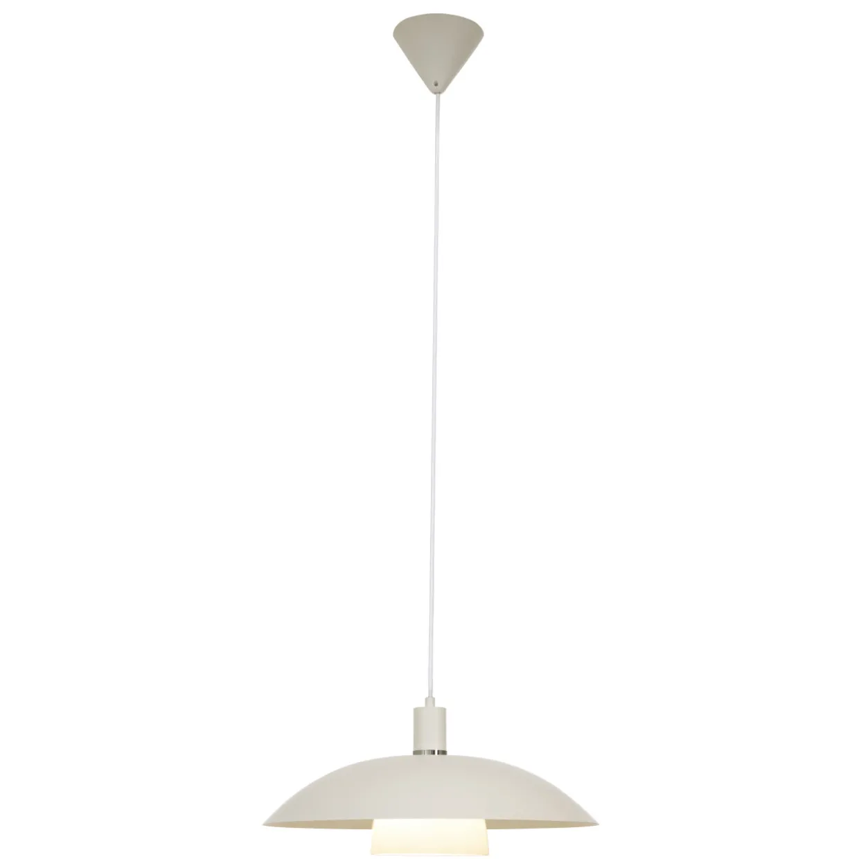 Kattovalaisin Aneta Lighting Bell 4-osainen, mattamessinki/savunharmaa