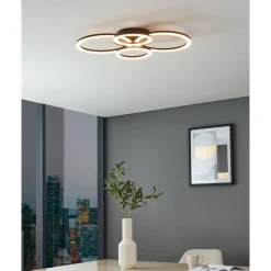 Kattovalaisin EGLO connect.z Parrapos-z led 15W 44,5x30cm musta/valkoinen