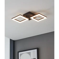 Kattovalaisin EGLO connect.z Paranday-z led 15,5W 47x22,5cm musta/valkoinen