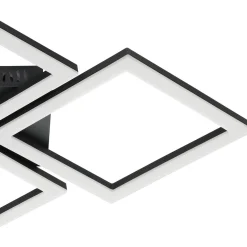 Kattovalaisin EGLO connect.z Paranday-z led 42W 47x43cm musta/valkoinen