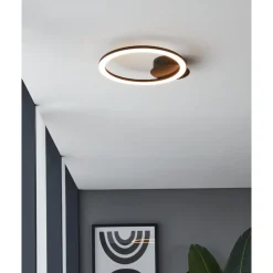 Kattovalaisin EGLO connect.z Parrapos-z led 12W 34x30cm musta/valkoinen