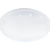 Kattovalaisin EGLO connect.z Totari-z led 4x4,8W Ø38cm valkoinen/kristalliefekti