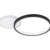 Kattovalaisin EGLO Gafares led 15W 40,5x29cm musta/valkoinen