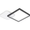 Kattovalaisin EGLO Gafares led 15W 33x33cm musta/valkoinen