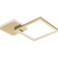 Kattovalaisin EGLO Gafares led 15W 33x33cm kulta/valkoinen