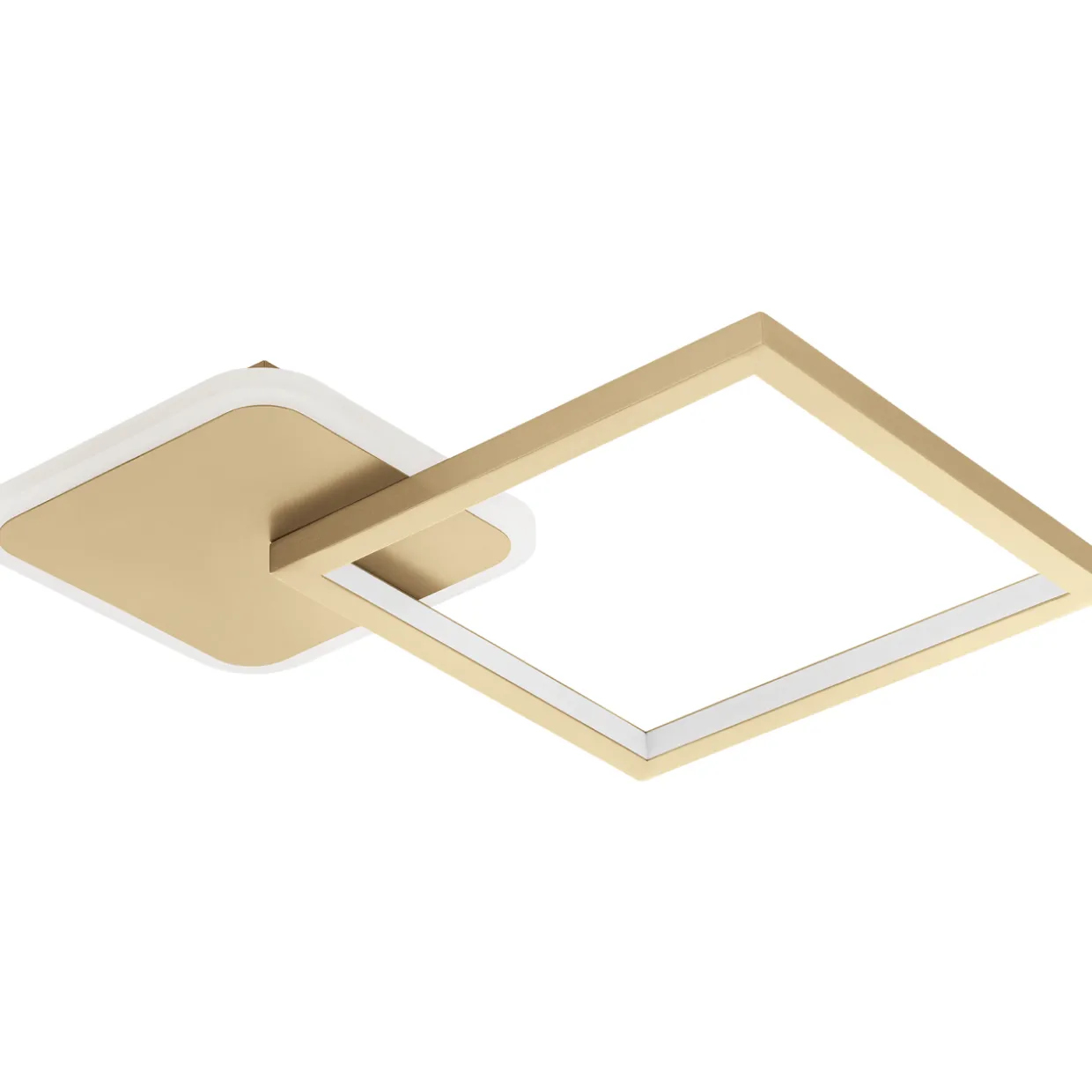 Kattovalaisin EGLO Gafares led 15W 33x33cm kulta/valkoinen