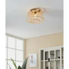 Kattovalaisin EGLO Hykeham 40W Ø38cm puu/musta