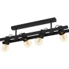 Kattovalaisin EGLO Plimsoll 4x15W 77x9,5cm musta