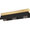 Kattovalaisin EGLO Tarrafo 3x40W 64x15cm musta/puu