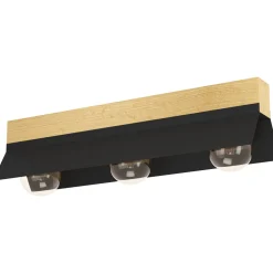 Kattovalaisin EGLO Tarrafo 3x40W 64x15cm musta/puu