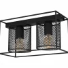 Kattovalaisin 2-os EGLO Catterick 2x40W 35x16,5cm musta