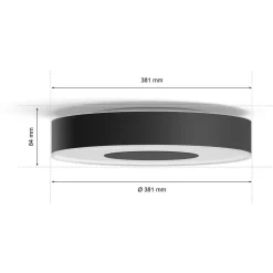 Kattovalaisin Philips Hue Xamento M musta