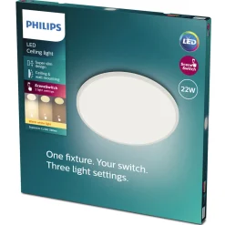 Kattovalaisin Philips Superslim CL550 SS RD 22W 27K B WV 06