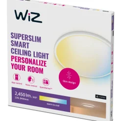 Kattovalaisin WiZ SuperSlim valkoinen 22W