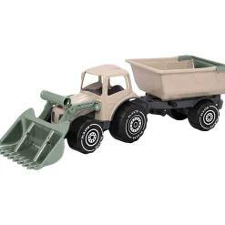 Kauhatraktori ja peräkärry Plasto 56 cm vaalea beige