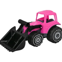 Kauhatraktori Plasto 32 cm, pinkki