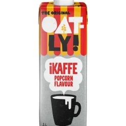 Kaurajuoma Oatly 1 l iKaffe Popcorn