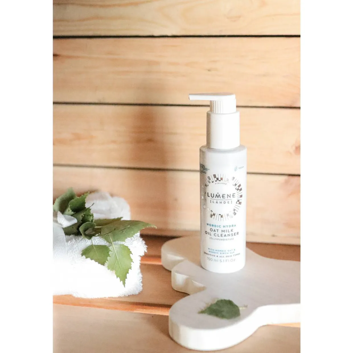Kauramaito-öljypuhdistus Lumene LÄHDE 150 ml