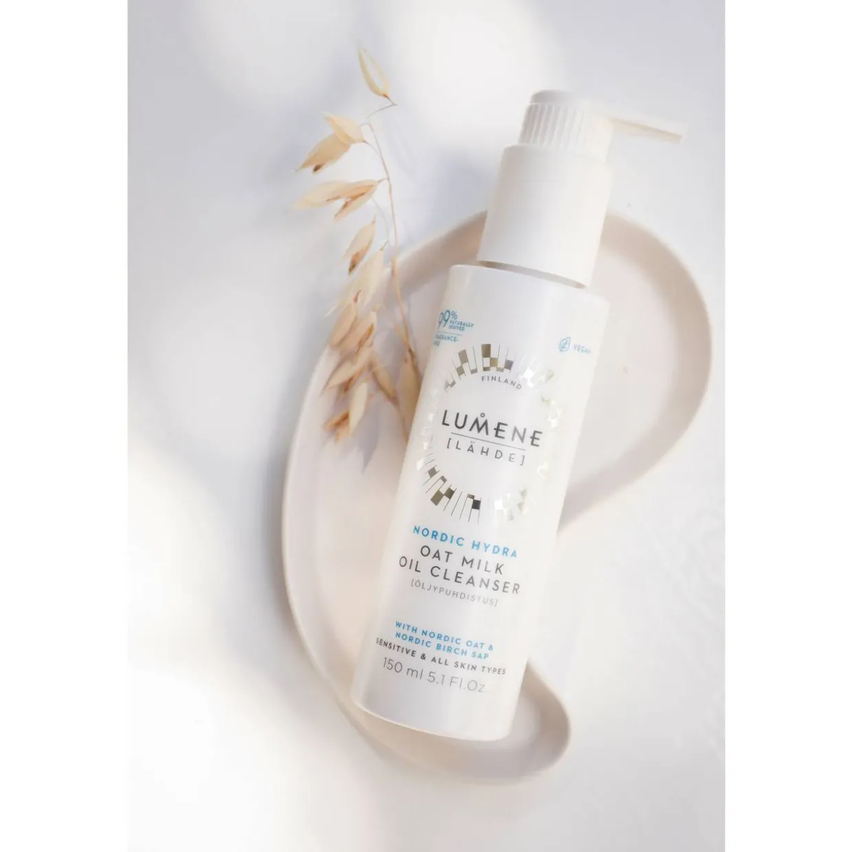 Kauramaito-öljypuhdistus Lumene LÄHDE 150 ml