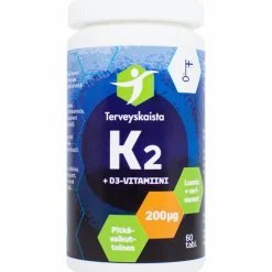 K2 + D3-vitamiini Terveyskaista 60 kpl