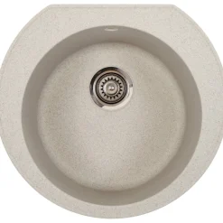 Keittiöallas Aqualine Ø 520 mm X-Granit hiekanvärinen