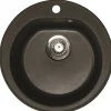 Keittiöallas Aqualine Ø 510 mm X-Granit grafiitinmusta