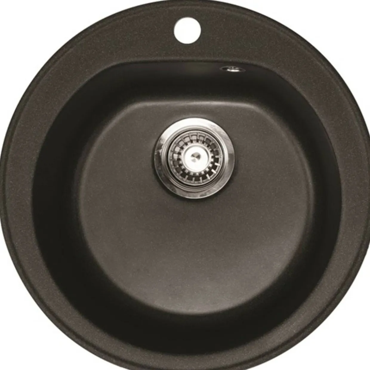 Keittiöallas Aqualine Ø 510 mm X-Granit grafiitinmusta