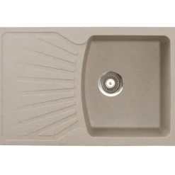 Keittiöallas Aqualine 770 x 500 mm X-Granit hiekanvärinen