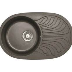 Keittiöallas Aqualine 780 x 500 mm X-Granit grafiitinmusta